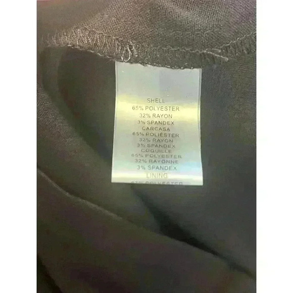 NWT VINCE CAMUTO Popover Cocktail black off the shoulder Dress size 0 women’s - Picture 8 of 8